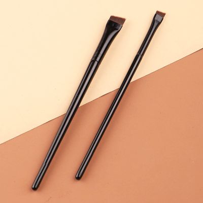 2Pcs Eyebrow Brush, Wooden Handle Women Eyeliner Brush Eye Makeup Tool for Outlining Eyebrows Eyelid for Liner 2pcs