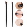 2Pcs Eyebrow Brush, Wooden Handle Women Eyeliner Brush Eye Makeup Tool for Outlining Eyebrows Eyelid for Liner 2pcs view 2