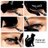 TailaiMei Eyeliner Stencils, Soft Silicone Material Smoky Eyeshadow Applicators Guide Template Tool view 3