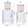 1PCS Perfume Glass Spray Bottle,Portable Mini Mist Bottle Refillable Perfume Atomizer Cosmetics Sample Bottle for Outdoor Travel(50ml) view 2