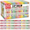 AZEN 50 Pack Lip Balm, Natural Lip Balm Bulk, Lip Care Product, Moisturizing Lip Balms for dry cracked lips - 12 Flavors view 1