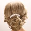 Aimimier Pearl Crystal French Hair Combs Vintage Rhinestone Long Teeth Hair Pins Dainty Hair Pieces Bridal Wedding Hair Accessories for Women and Girls(Style 3) view 1