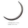 FOMIYES Wooden Hair Fork for Women Curved Moon Shape Hair Stick Retro Hairpin for Updos and Buns for Daily Wear Weddings and Parties view 3