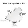 Contrybox Gua Sha Facial Tools, Stainless Steel Guasha Tool for Face & Body, Gua Sha Tools for Puffiness Reducing & Jawline Sculpting Metal Guasha Tool for Women Self-Skincare, Silver view 2