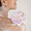Healvian 2pcs Exfoliating Bath Scrubber Soft and Bathing Sponge for Home and Travel Mesh Design for Rich and Skin Cleansing Light view 2