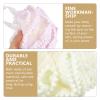 Healvian 2pcs Exfoliating Bath Scrubber Soft and Bathing Sponge for Home and Travel Mesh Design for Rich and Skin Cleansing Light view 4