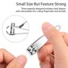 AVERZELLA 100-Pack Nail Clippers Bulk Toenail Fingernail Clippers Pack, Stainless Steel Fingernail Toe Nail Clippers,Portable Mini Nail Cutter Set for Men Women Homeless Care Package Supplies view 3