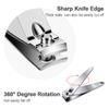 AVERZELLA 100-Pack Nail Clippers Bulk Toenail Fingernail Clippers Pack, Stainless Steel Fingernail Toe Nail Clippers,Portable Mini Nail Cutter Set for Men Women Homeless Care Package Supplies view 4