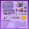Disney Wish Fashion Purse Set With Nail Polish, Nail File, Lip Gloss, Lip Stick, Lip Balm, Crown, Eyeshadow, Brushes, and More, Ages 3+, for Parties, Sleepovers & Makeovers by Townley Girl view 2