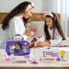 Disney Wish Fashion Purse Set With Nail Polish, Nail File, Lip Gloss, Lip Stick, Lip Balm, Crown, Eyeshadow, Brushes, and More, Ages 3+, for Parties, Sleepovers & Makeovers by Townley Girl view 4