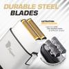 Fagaci 5 Speeds Double Foil Shavers for Men Professional Irritation Free, Close Clean Shaving Foil Razor, Electric Shavers for Men, Maquina de Afeitar para Hombre, Neck Barber Shaver view 4