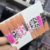 FRUJCDKI Real Gel Handmade luxurious Long Animal print French Press on Nails Gems Coffin Fake Nails with Designs Glossy False Nails for Women and Girls (045-XS) view 3