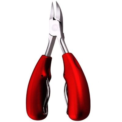 Feilx Thick & Ingrown Toenail Clippers for Seniors, Nail Clippers for Adult Pedicure Toenail Cutter with Stainless Steel Sharp Blade (Color : A, Size : 12.8cm)