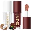 LANGMANNI Moisturizing Lip Oil,No-Sticky Lip Gloss Lip Balm Lip Care,Fruit Flavoured Lip Oil For Dry Lip's Moisturizing Hydrating And Nourishing ((Chocolate+Coco)) view 1