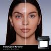 CARSLAN Waterproof Face Pressed Powder Compact, 24H Longlasting Oil Control Pressed Setting Powder Talc-Free Makeup, Shine Free, Poreless, Smooth, 01 Translucent for dry&com skin (0.28Oz) view 2