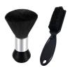 Vtrem 2 Pack Barber Brush Small Brushes Tool for Fades Cleaning Trimmer Hair Clippers Barbershop Lightweight Durable Styling Beard Brush for Men view 1