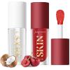 LANGMANNI Moisturizing Lip Oil,No-Sticky Lip Gloss Lip Balm Lip Care,Fruit Flavoured Lip Oil For Dry Lip's Moisturizing Hydrating And Nourishing ((Cherry+Coco)) view 1