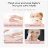 Cotton Facial Dry Wipes 120 Count, Deeply Cleansing Disposable Face Towel Cotton Tissue, Multi-Purpose for Skin Care, Make-up Wipes, Face Wipes and Facial Cleansing view 2