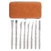 8-Piece Professional Stainless Steel Pedicure Tool Set, Foot File and Callus Remover Kit for Men and Women view 1