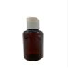 Natural Farms 2 oz Amber Boston BPA FREE - Boston Bottles - 12 Pack Empty Refillable Containers - Essential Oils - Hair | White Smooth Disc Caps - Made in the USA view 2
