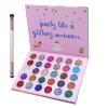 ABELYN 30 Colors Glitter Eyeshadow Makeup Palette Colorful Sparkly Eye Shadow Pallet + 1Pc Eyeshadow Brush Long Lasting Glitter Pressed Powder Palette view 2