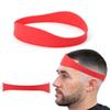 Bebeeco Neckline Shaving Template, Hair Cutting Guide Curved Neck Hair Shaving Template Soft Silicone Neckline Trimming Template for DIY Home Haircuts (Red) view 1