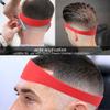 Bebeeco Neckline Shaving Template, Hair Cutting Guide Curved Neck Hair Shaving Template Soft Silicone Neckline Trimming Template for DIY Home Haircuts (Red) view 3