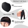Bebeeco Neckline Shaving Template, Hair Cutting Guide Curved Neck Hair Shaving Template Soft Silicone Neckline Trimming Template for DIY Home Haircuts (Red) view 4