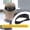Bebeeco Neckline Shaving Template, Hair Cutting Guide Curved Neck Hair Shaving Template Soft Silicone Neckline Trimming Template for DIY Home Haircuts (Blue) view 4