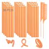 Flexible Hair Curlers, 38 PCs 9.45" Soft Foam Twist Rods for Long Hair, No Heat Overnight Curls & 2 Steel Pintail Combs view 1