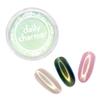 Daily Charme Stardust Chrome Powder (Emerald) 1g - Iridescent Holographic Effect Pigment for Nails - Home DIY/Salon Manicure view 1