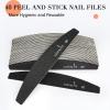 Canvalite 40 PCS Nail File Reusable Peel and Stick Nail Files Replaceable Emery Boards Nail File for Acrylic Nails Professional 80 Grit Fingernail Files for DIY Salon Use view 4