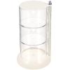 Zerodeko Rotatable Makeup Sponge Organizer Case for Cotton Pads Compact Design for Travel and Home Use for Women view 1