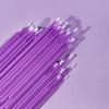 1200PCS Microswabs for Eyelash ExtensionsDisposable Micro Applicators Brush for Cleaning and Applying Make-up Purple (Head Diameter: 2.0mm) view 2