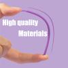 1200PCS Microswabs for Eyelash ExtensionsDisposable Micro Applicators Brush for Cleaning and Applying Make-up Purple (Head Diameter: 2.0mm) view 3