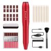 20000RPM Electric Nail Drill Compact Portable Efile Professional Manicure Pedicure Nail File Drill Kit for Acrylic, Gel Nails and Home Salon Use view 1