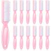 Patelai 12 Pcs Barber Clipper Brush Blade Trimmer Cleaning Brush for Fades Nail Neck Duster Manicure Salon(Light Pink) view 1