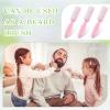 Patelai 12 Pcs Barber Clipper Brush Blade Trimmer Cleaning Brush for Fades Nail Neck Duster Manicure Salon(Light Pink) view 3