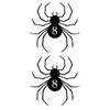 Anime Tattoo Spider 8,Anime Cosplay Temporary Sticker (A) view 1