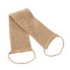 2 Pcs Exfoliating Body Scrubber Set, Jute Back Wash Strap and Jute Exfoliating Gloves, Deep Cleaning Back Exfoliating Sponge for Dirt Removal, Exfoliating Gloves for Back Bath Body(As shown in color) view 4