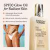 Everyday Humans Sun Glazed SPF30 Sheer Body Glow Oil with Gold Mica | Hydrating Non-Sticky Glowing UV Protection Cruelty Free 5.1 Fl Oz | Bergamot, Squalane, Jojoba Seed Oil | UVA/UVB Broad Spectrum view 2