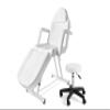 Eastmagic Professional Facial Chair Adjustable Tattoo Chair Eyelash Extension Facial Table Chair Spa Bed Esthetician Bed (White) view 1