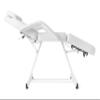 Eastmagic Professional Facial Chair Adjustable Tattoo Chair Eyelash Extension Facial Table Chair Spa Bed Esthetician Bed (White) view 2
