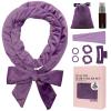 ZILAMPU No Heat Curling Rod Headband, Hair Curlers to Sleep In - Purple, 70" Long, Extra Soft Velour Material, Ideal for Women and Girls with Long Hair, 9-piece Set view 1