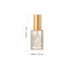 FRCOLOR 4pcs Refillable Glass Perfume Spray Bottle Elegant Travel Atomizer for Perfume Essential Oils and Lightweight and Easy to Refill view 2
