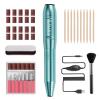 20000RPM Electric Nail Drill Compact Portable Efile Professional Manicure Pedicure Nail File Drill Kit for Acrylic, Gel Nails and Home Salon Use view 1