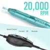 20000RPM Electric Nail Drill Compact Portable Efile Professional Manicure Pedicure Nail File Drill Kit for Acrylic, Gel Nails and Home Salon Use view 2