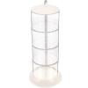 Cabilock Square Cotton Pads Holder Cotton Swab Ball Pad Storage Rotatable Makeup Sponge Box Beauty Storage Box Makeup Organizer view 1
