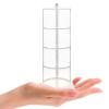Cabilock Square Cotton Pads Holder Cotton Swab Ball Pad Storage Rotatable Makeup Sponge Box Beauty Storage Box Makeup Organizer view 2