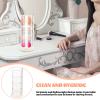 Cabilock Square Cotton Pads Holder Cotton Swab Ball Pad Storage Rotatable Makeup Sponge Box Beauty Storage Box Makeup Organizer view 3